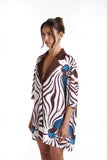 SUMMI SUMMI Womens Luka Shirt Dress with Collar - Nautilus, WOMENS DRESSES, SUMMI SUMMI, Elwood 101