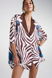 SUMMI SUMMI Womens Luka Shirt Dress with Collar - Nautilus, WOMENS DRESSES, SUMMI SUMMI, Elwood 101