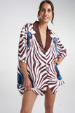 SUMMI SUMMI Womens Luka Shirt Dress with Collar - Nautilus, WOMENS DRESSES, SUMMI SUMMI, Elwood 101