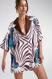 SUMMI SUMMI Womens Luka Shirt Dress with Collar - Nautilus, WOMENS DRESSES, SUMMI SUMMI, Elwood 101