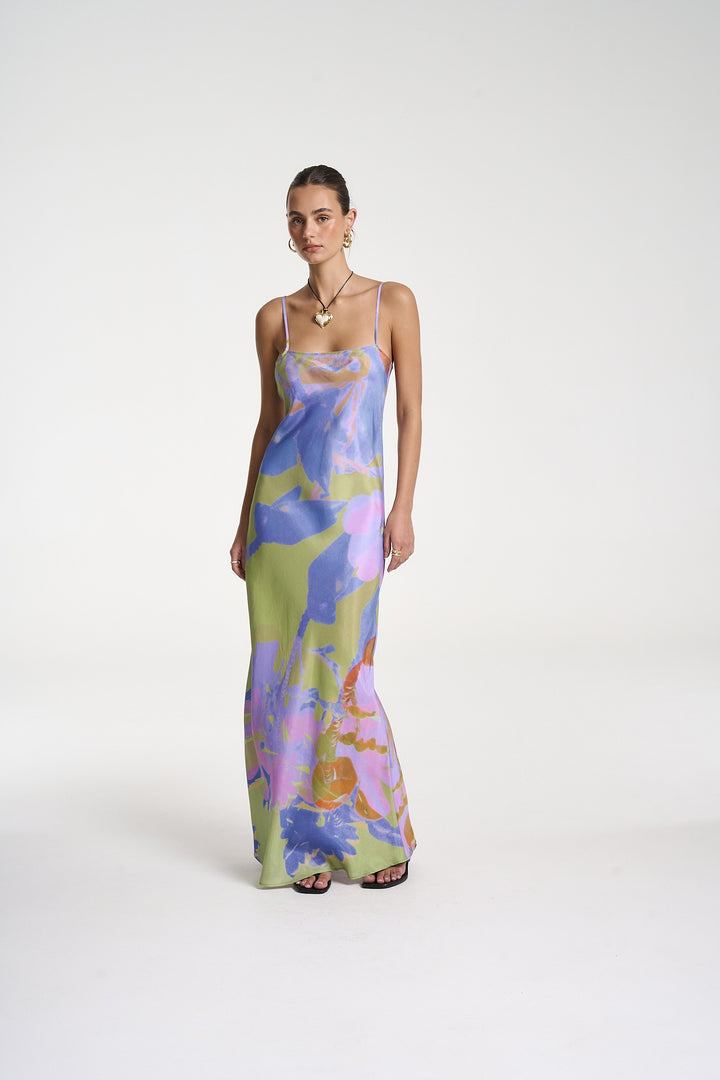 SUMMI SUMMI Womens Luna Maxi Dress in Bananas, WOMENS DRESSES, SUMMI SUMMI, Elwood 101