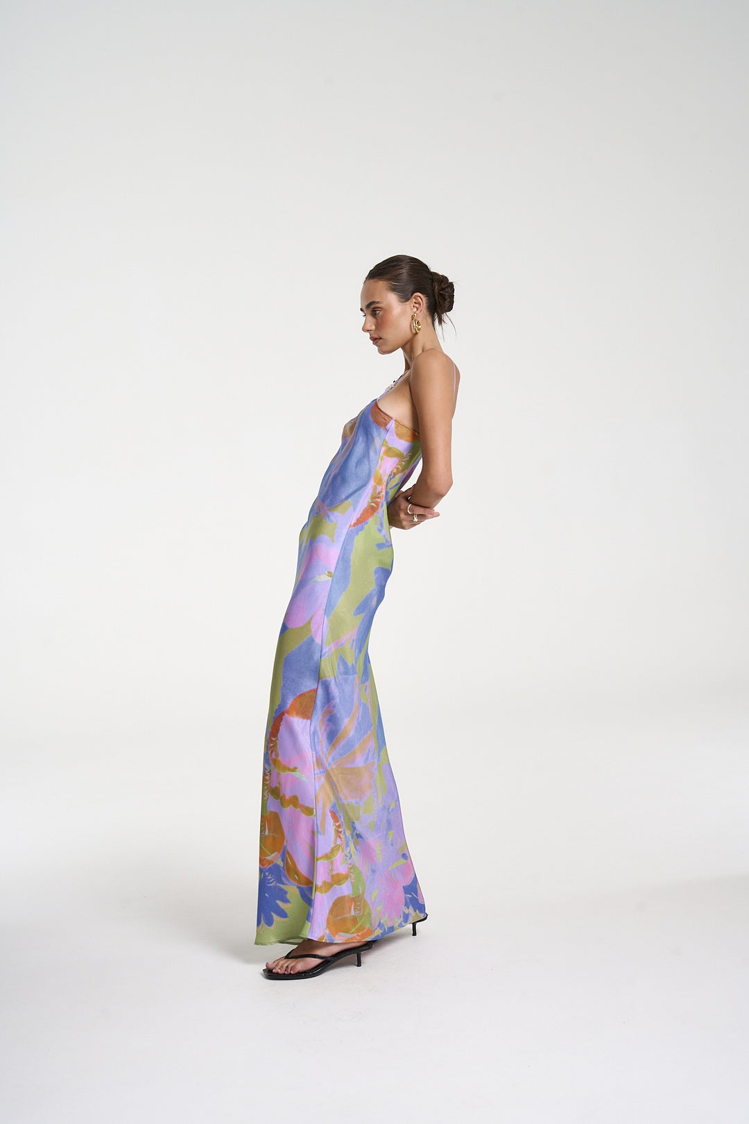 SUMMI SUMMI Womens Luna Maxi Dress in Bananas, WOMENS DRESSES, SUMMI SUMMI, Elwood 101