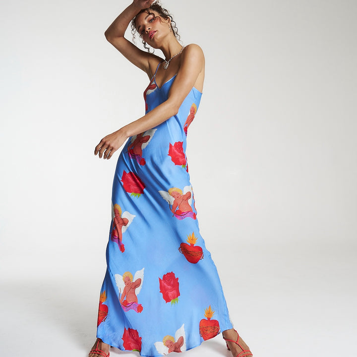 SUMMI SUMMI Womens Maxi Siren Dress - Capulet, WOMENS DRESSES, SUMMI SUMMI, Elwood 101