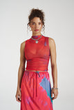SUMMI SUMMI Womens Mesh High Neck Top - Verona, WOMENS TOPS & SHIRTS, SUMMI SUMMI, Elwood 101