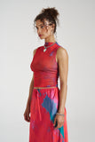SUMMI SUMMI Womens Mesh High Neck Top - Verona, WOMENS TOPS & SHIRTS, SUMMI SUMMI, Elwood 101