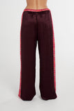 SUMMI SUMMI Womens Neon Plaid Boxer Pant - Plum