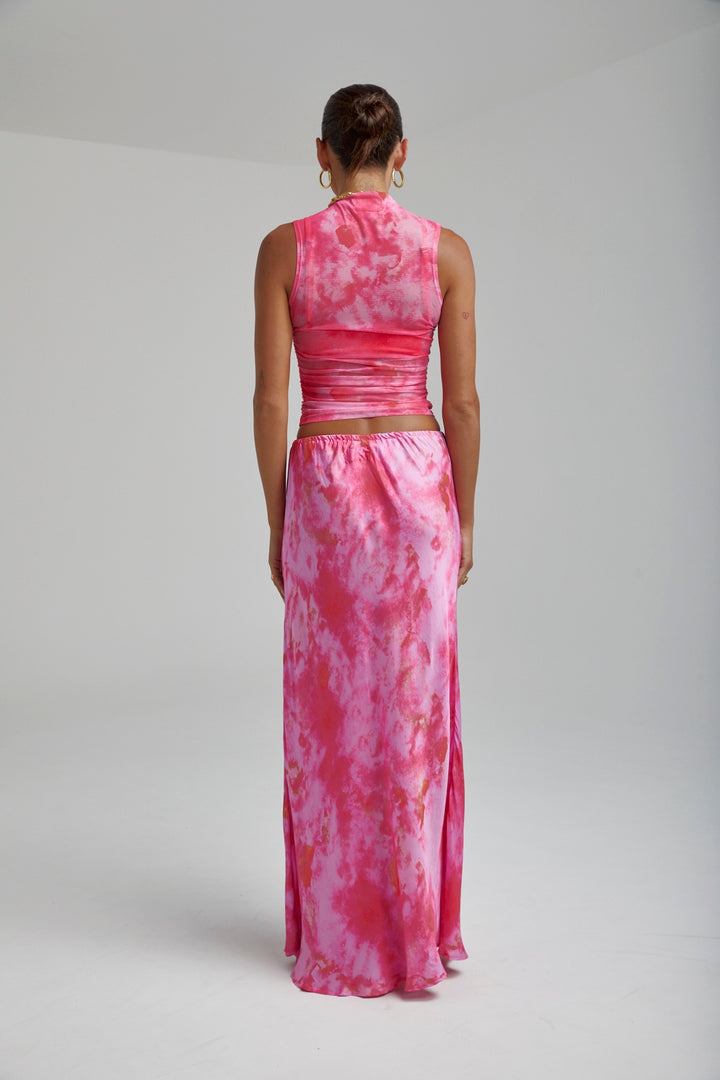 SUMMI SUMMI Womens Relaxed Maxi Skirt - Hibiscus, WOMENS SKIRTS, SUMMI SUMMI, Elwood 101