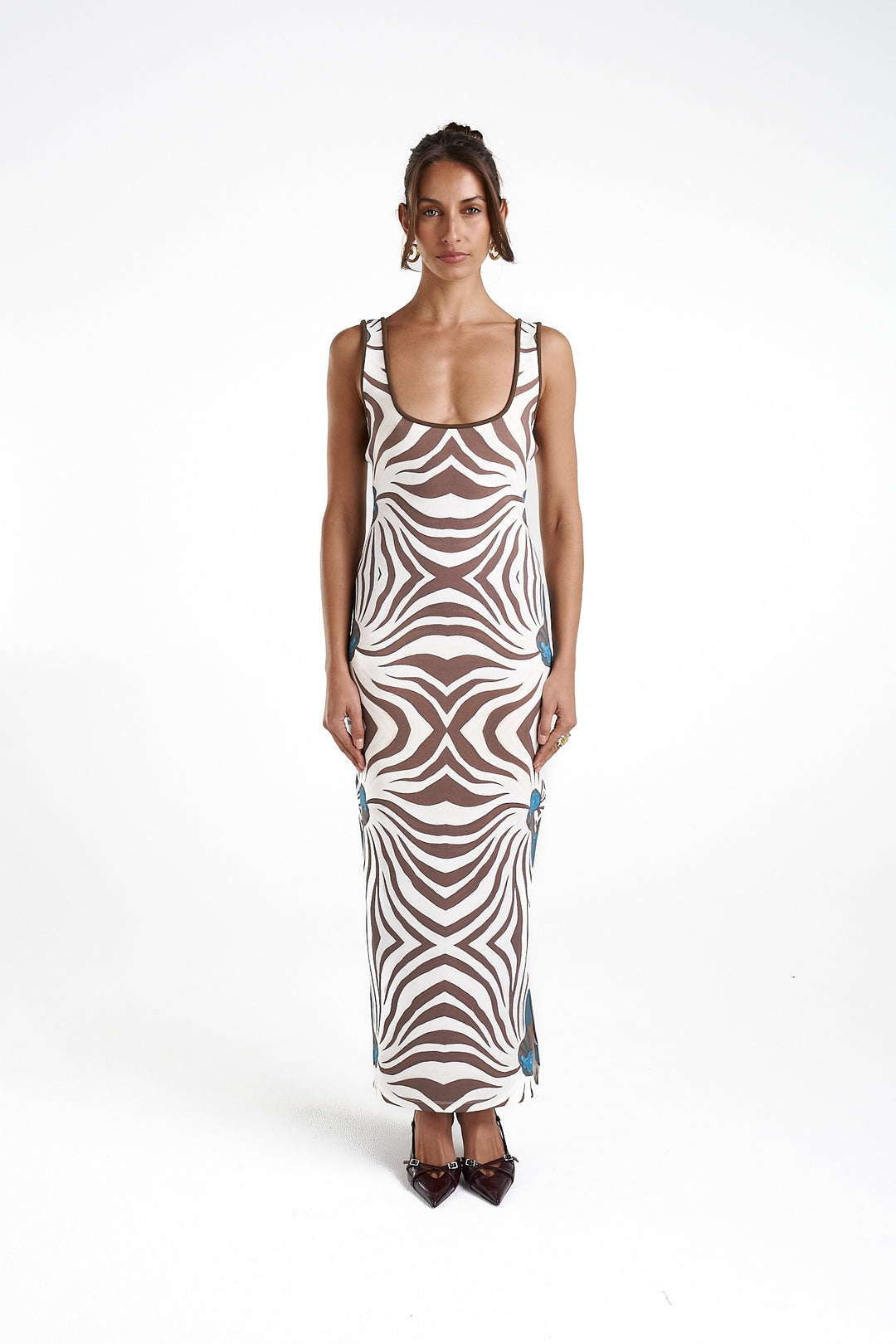 SUMMI SUMMI Womens Scoop Neck Maxi Dress - Nautilus, WOMENS DRESSES, SUMMI SUMMI, Elwood 101