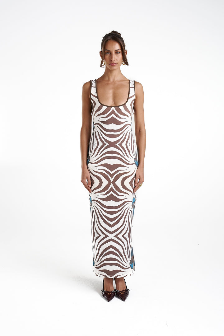 SUMMI SUMMI Womens Scoop Neck Maxi Dress - Nautilus, WOMENS DRESSES, SUMMI SUMMI, Elwood 101