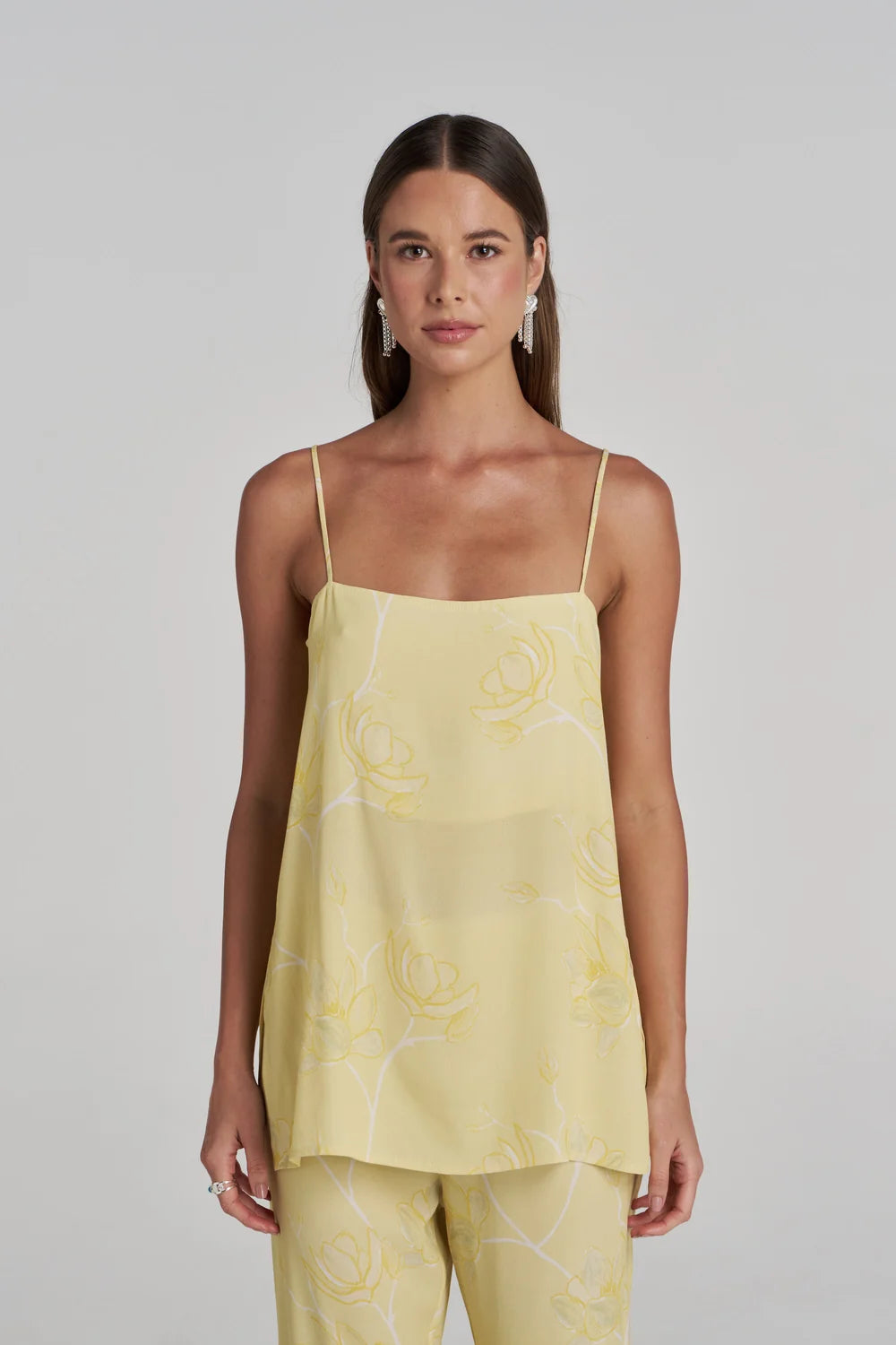 SUMMI SUMMI Womens Shift Tunic Top In Magnolia