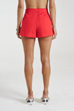 SUMMI SUMMI Womens Sig Fitted Linen Shorts - Scarlet Summi, WOMENS SHORTS, SUMMI SUMMI, Elwood 101