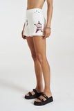 SUMMI SUMMI Womens Sig Fitted Linen Shorts - Star X Lovers, WOMENS SHORTS, SUMMI SUMMI, Elwood 101