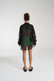 SUMMI SUMMI Womens Silk Organza Mercurio Shirt - Midnight Black, WOMENS TOPS & SHIRTS, SUMMI SUMMI, Elwood 101