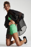 SUMMI SUMMI Womens Silk Organza Mercurio Shirt - Midnight Black, WOMENS TOPS & SHIRTS, SUMMI SUMMI, Elwood 101