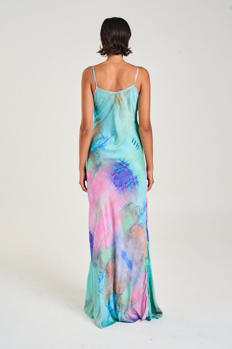 SUMMI SUMMI Womens Siren Maxi Dress in H20 Print