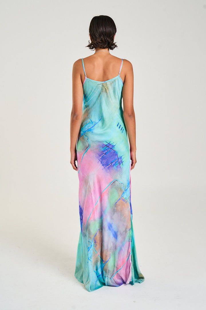 SUMMI SUMMI Womens Siren Maxi Dress in H20 Print