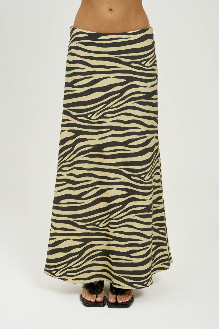 SUMMI SUMMI Womens Slip Skirt in Zebra Print, WOMENS SKIRTS, SUMMI SUMMI, Elwood 101
