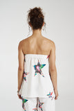 SUMMI SUMMI Womens Strapless Shift Linen Top - Star X Lovers, WOMENS TOPS & SHIRTS, SUMMI SUMMI, Elwood 101