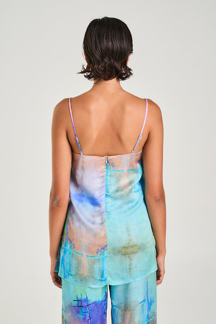 SUMMI SUMMI Womens Tunic Top in H20 Print