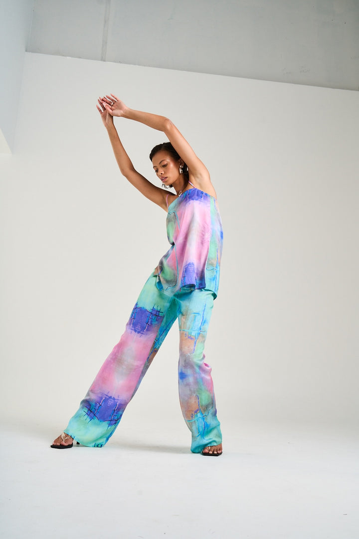 SUMMI SUMMI Womens Tunic Top in H20 Print