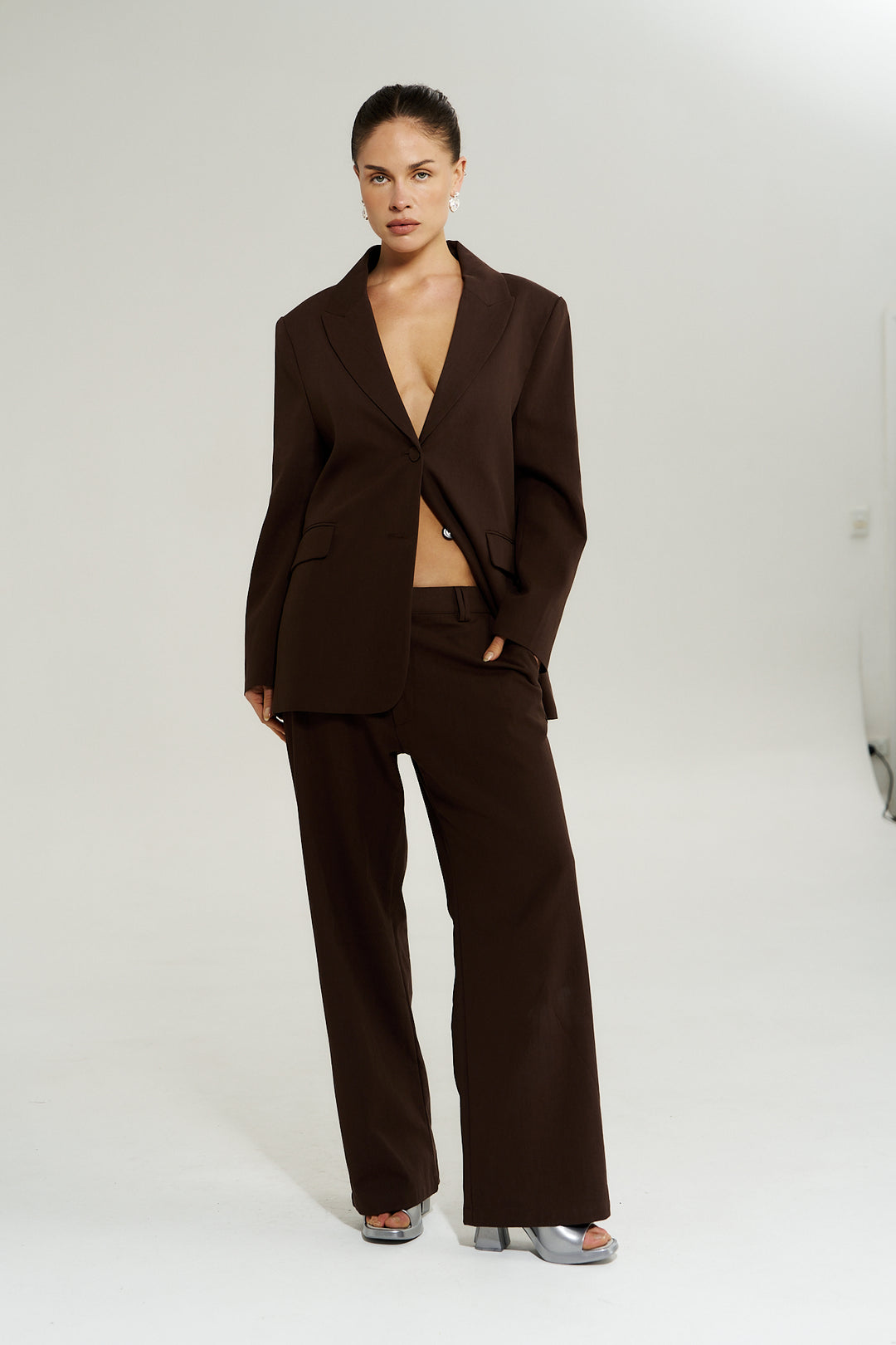 SUMMI SUMMI Womens Vegan Suede Jacket in Syrah, WOMENS COATS & JACKETS, SUMMI SUMMI, Elwood 101