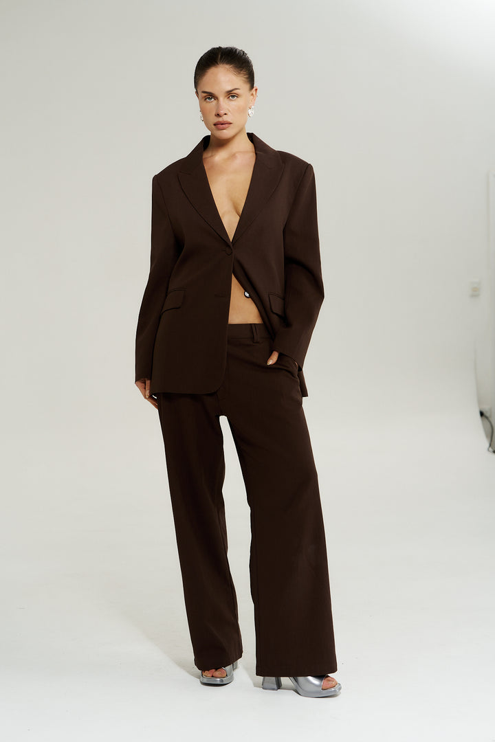 SUMMI SUMMI Womens Vegan Suede Jacket in Syrah, WOMENS COATS & JACKETS, SUMMI SUMMI, Elwood 101