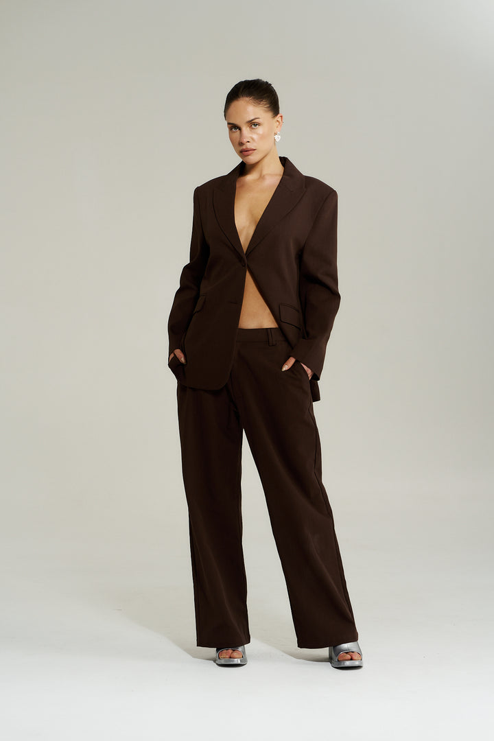 SUMMI SUMMI Womens Vegan Suede Jacket in Syrah, WOMENS COATS & JACKETS, SUMMI SUMMI, Elwood 101