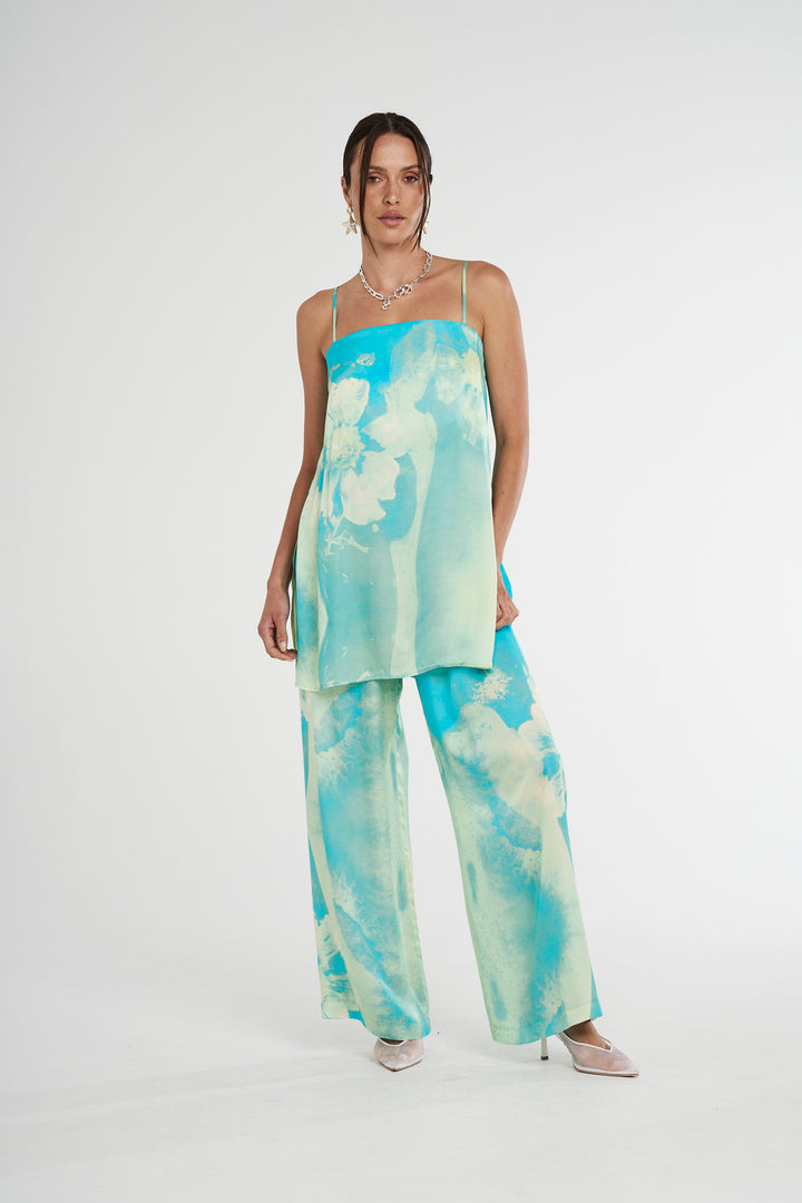 SUMMI SUMMI Womens Wide Leg Pant Lemon Lumen, WOMENS PANTS, SUMMI SUMMI, Elwood 101