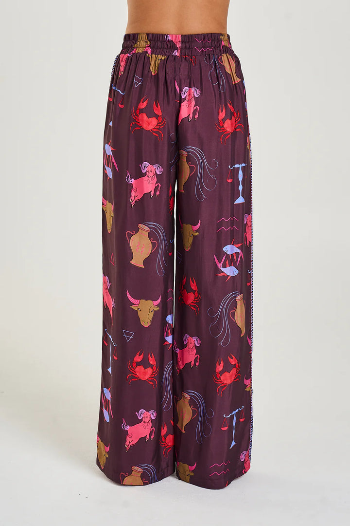 SUMMI SUMMI Womens Wide Leg Pant Zodiac