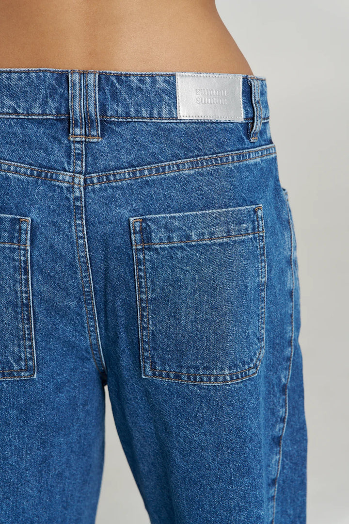 SUMMI SUMMI Womens Copenhagen Denim Shorts in Bleu
