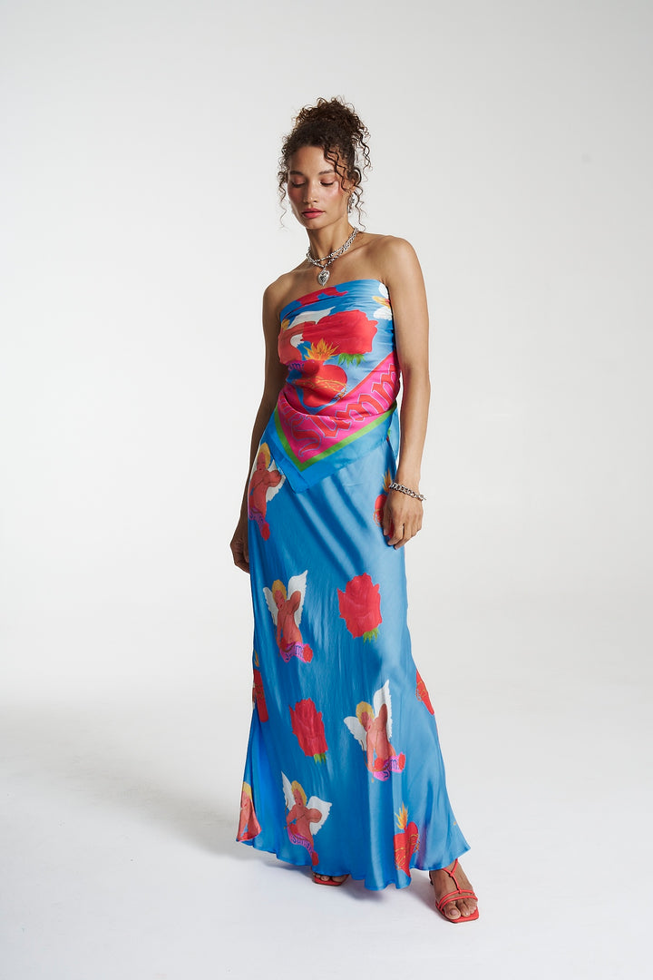 SUMMI SUMMI Womens Maxi Bias Skirt - Capulet, WOMENS SKIRTS, SUMMI SUMMI, Elwood 101