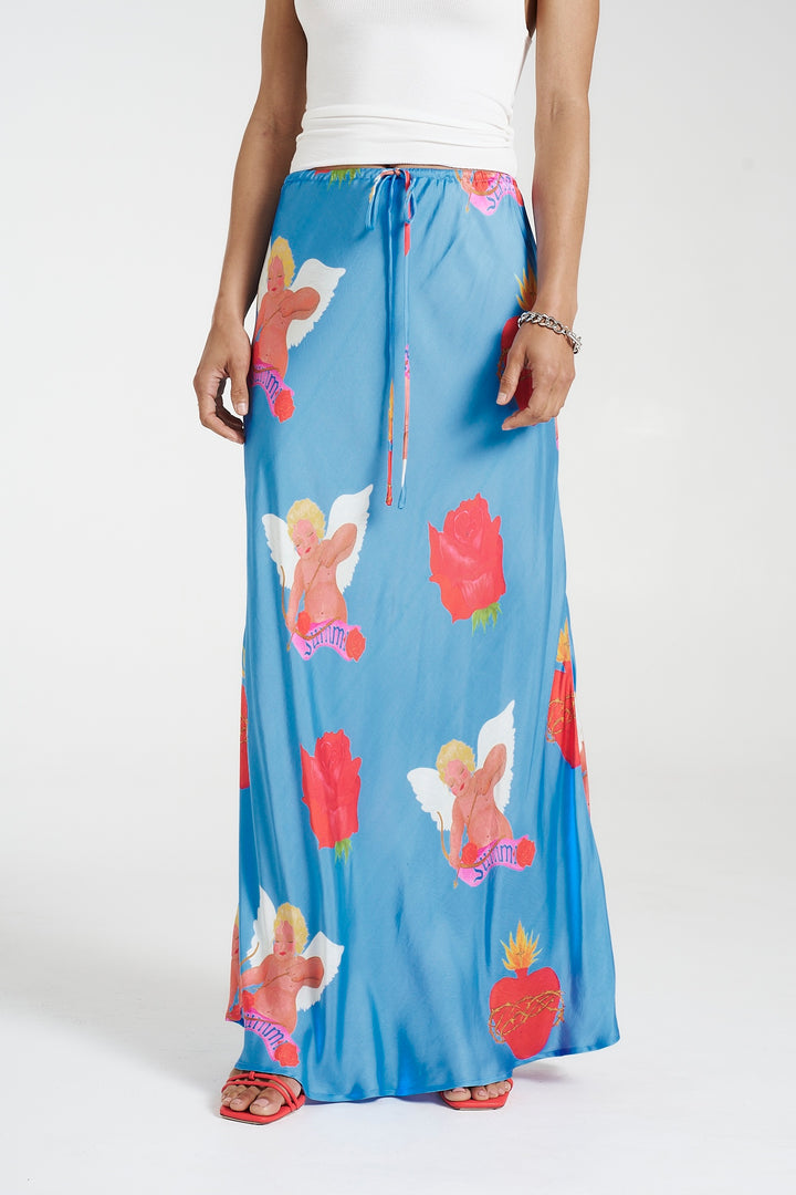 SUMMI SUMMI Womens Maxi Bias Skirt - Capulet, WOMENS SKIRTS, SUMMI SUMMI, Elwood 101