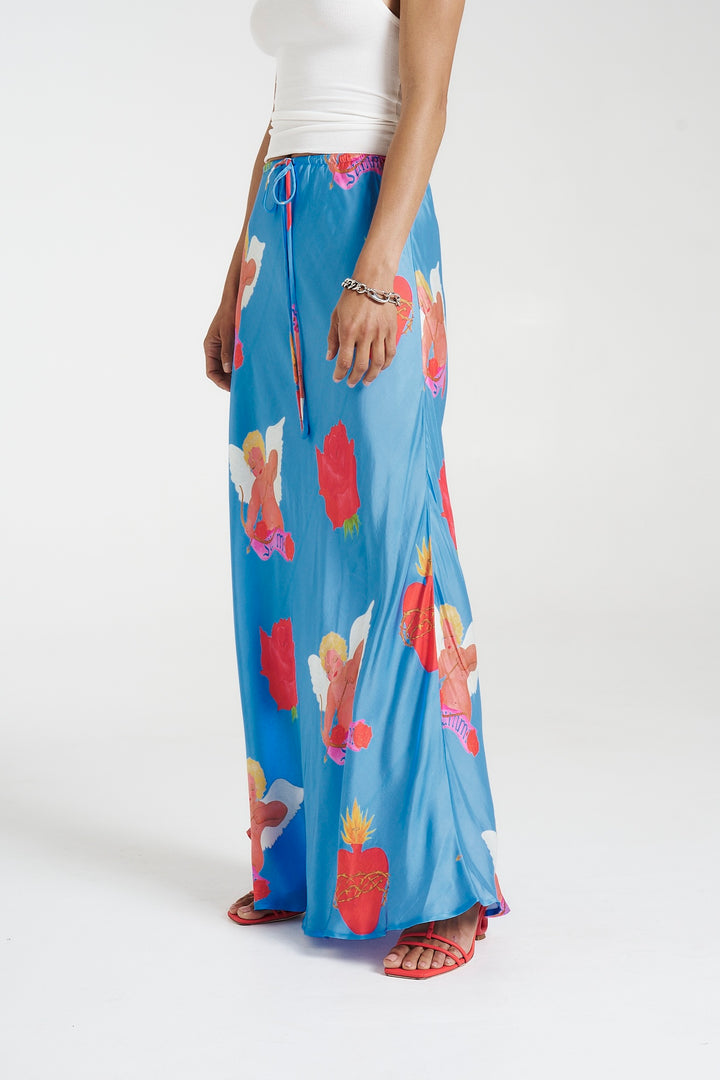 SUMMI SUMMI Womens Maxi Bias Skirt - Capulet, WOMENS SKIRTS, SUMMI SUMMI, Elwood 101