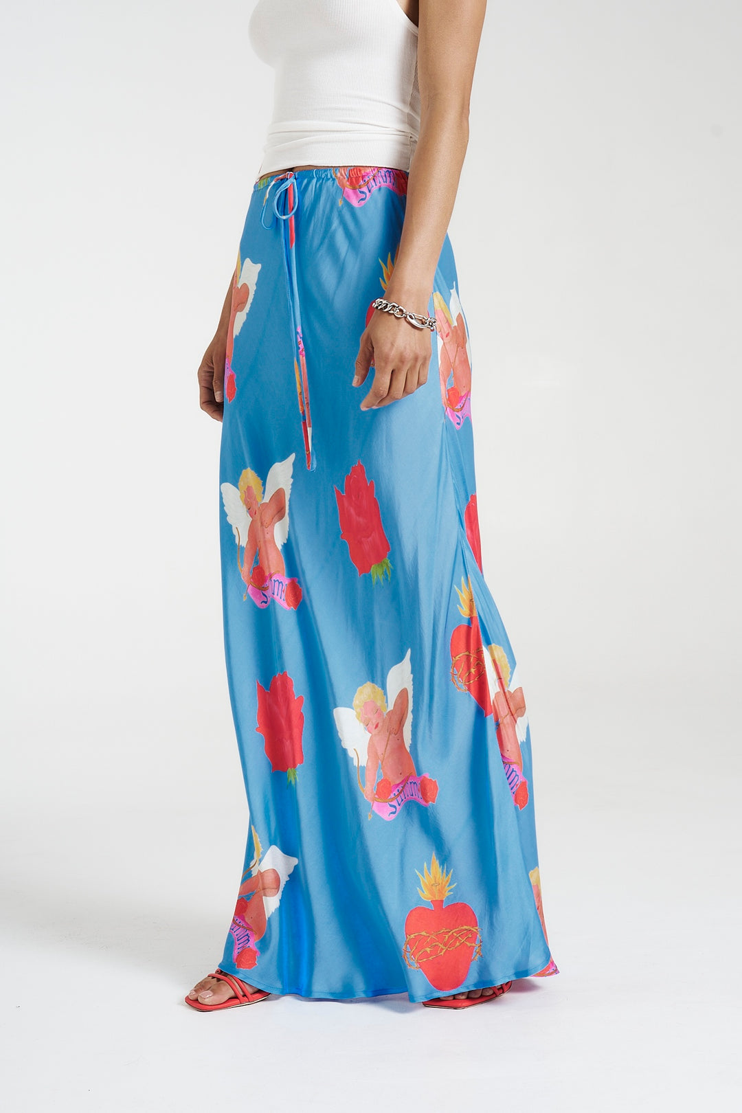 SUMMI SUMMI Womens Maxi Bias Skirt - Capulet, WOMENS SKIRTS, SUMMI SUMMI, Elwood 101