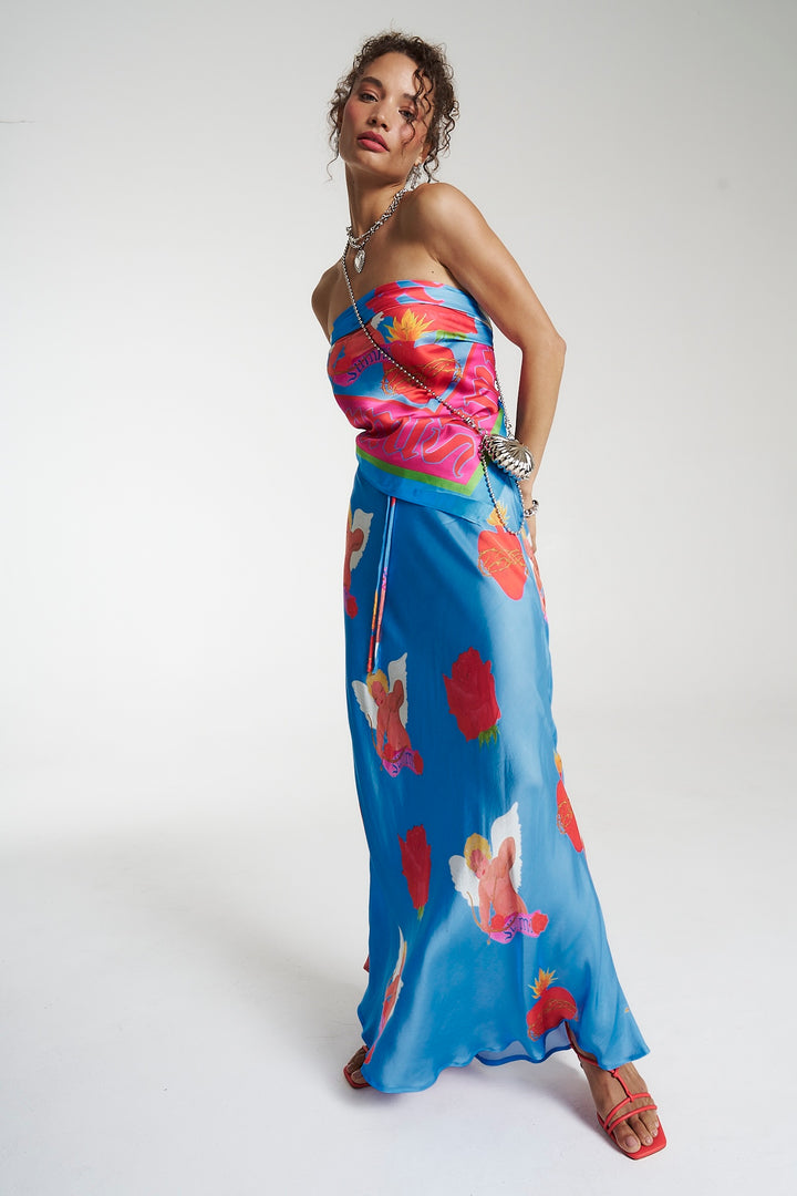 SUMMI SUMMI Womens Maxi Bias Skirt - Capulet, WOMENS SKIRTS, SUMMI SUMMI, Elwood 101