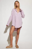 SUNDAYS THE LABEL Womens Bello Cotton Shirt - Pink Stripe, WOMENS TOPS & SHIRTS, SUNDAYS THE LABEL, Elwood 101