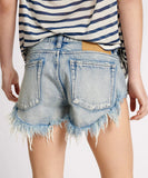 ONE TEASPOON Womens Salty Dukes Low Waist Denim Shorts - Blue, WOMENS SHORTS, OneTeaspoon, Elwood 101