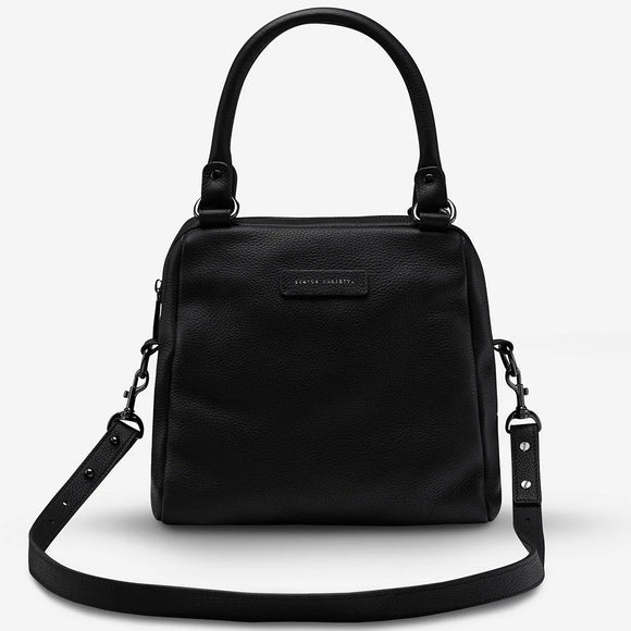 Status Anxiety WOMENS LAST MOUNTAINS LEATHER BAG BLACK, WOMENS BAGS & CLUTCHES, STATUS ANXIETY, Elwood 101