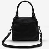 Status Anxiety WOMENS LAST MOUNTAINS LEATHER BAG BLACK, WOMENS BAGS & CLUTCHES, STATUS ANXIETY, Elwood 101
