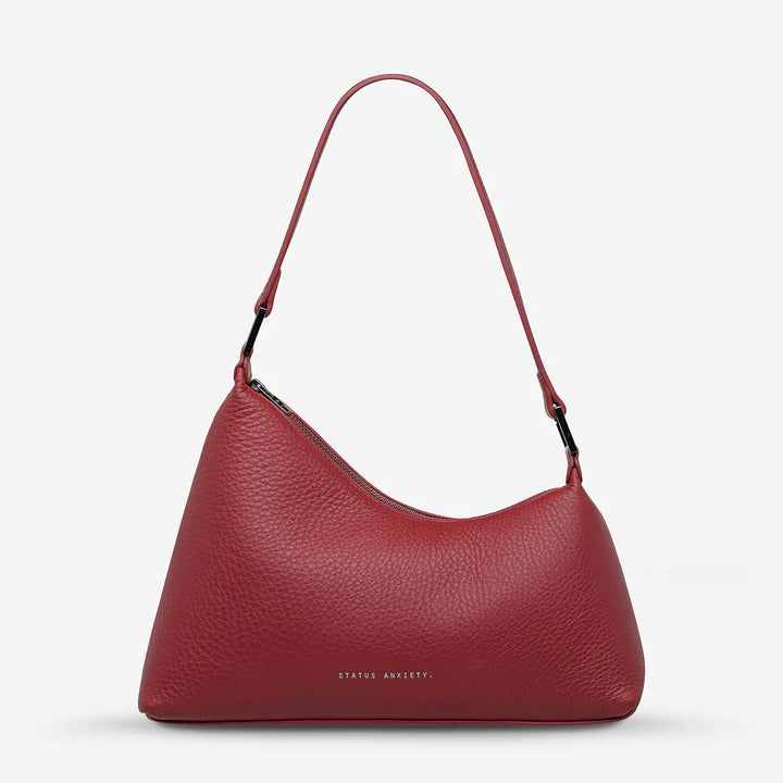 STATUS ANXIETY Womens Reverie Leather Bag Rouge, WOMENS BAGS & CLUTCHES, STATUS ANXIETY, Elwood 101
