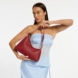 STATUS ANXIETY Womens Reverie Leather Bag Rouge