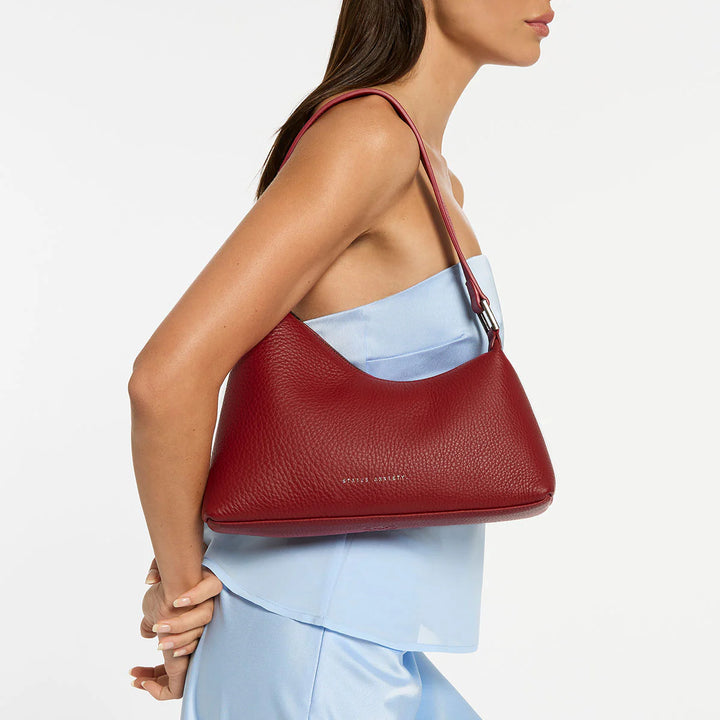 STATUS ANXIETY Womens Reverie Leather Bag Rouge, WOMENS BAGS & CLUTCHES, STATUS ANXIETY, Elwood 101