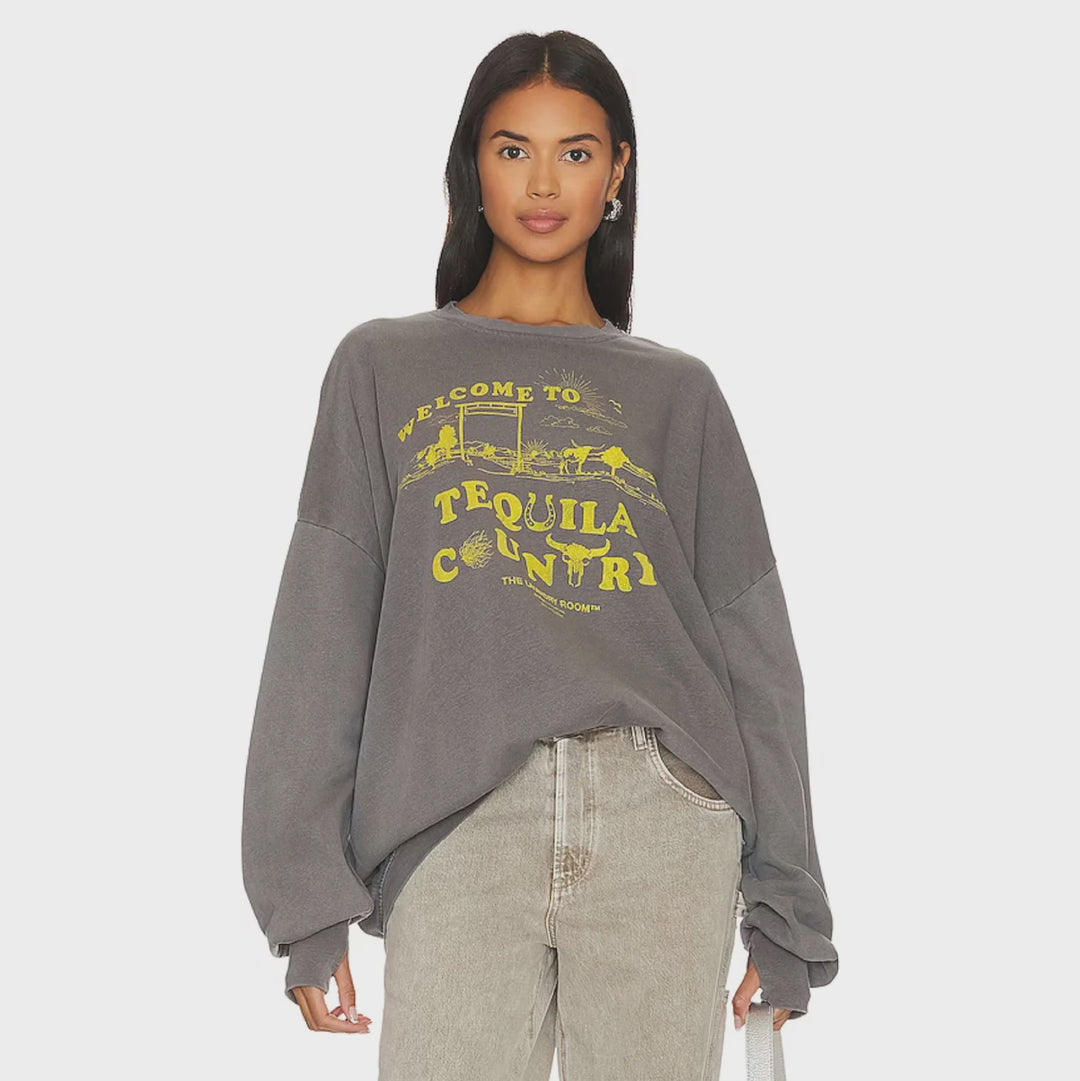THE LAUNDRY ROOM Womens Tequila Country Jump Jumper - Gravity Grey, WOMENS KNITS & SWEATERS, THE LAUNDRY ROOM, Elwood 101