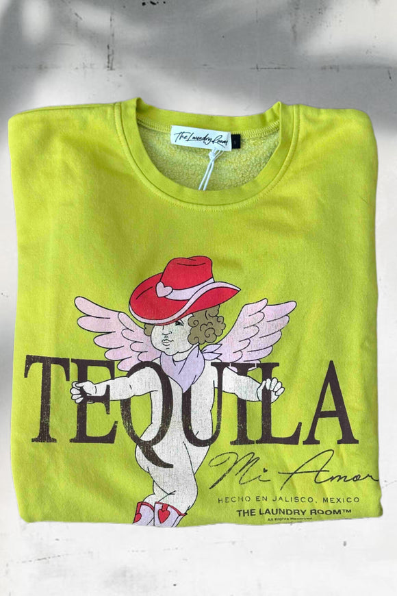 THE LAUNDRY ROOM Womens Tequila Mi Amor Jump Jumper - Vintage Neon Yello