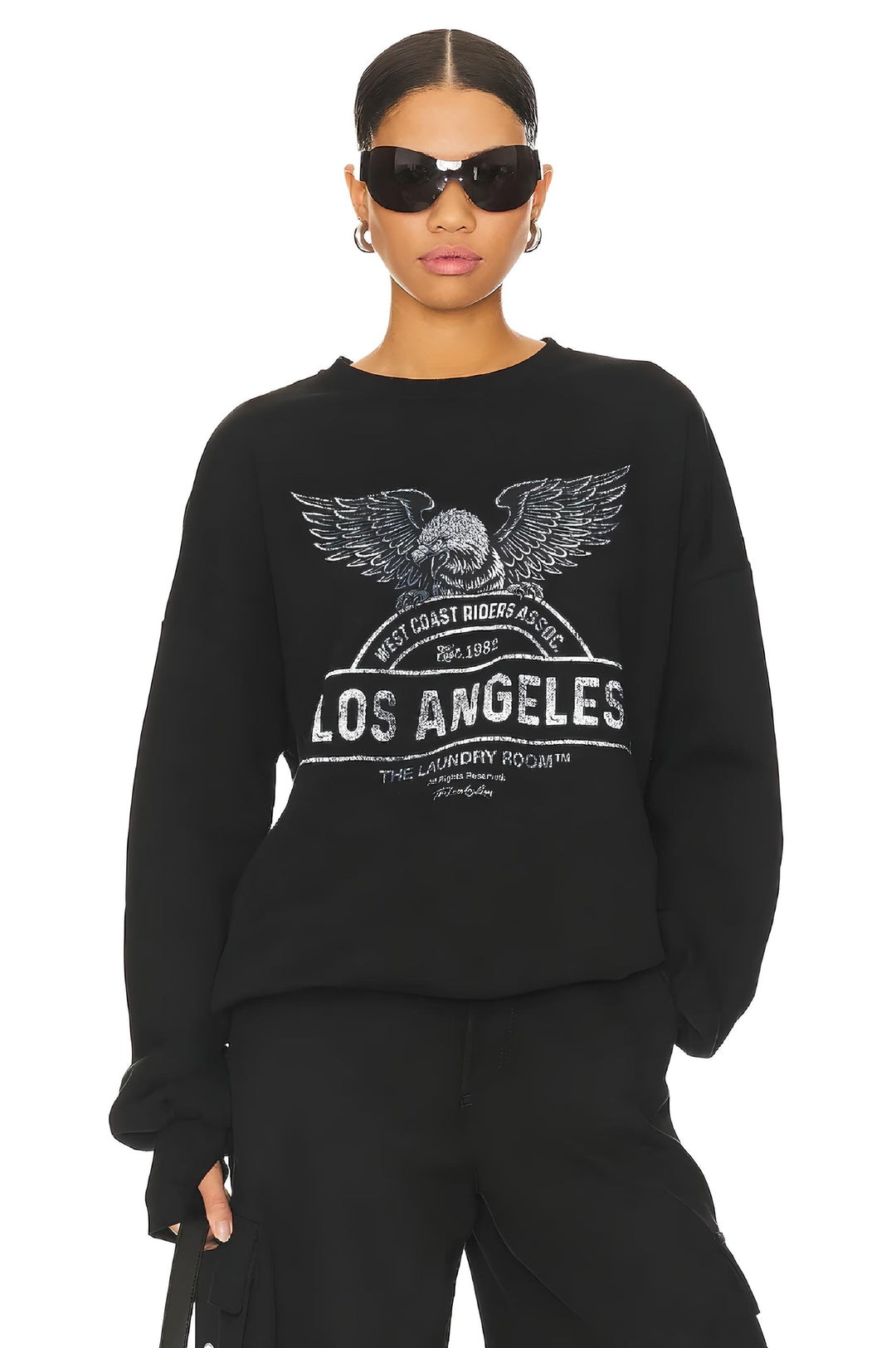 THE LAUNDRY ROOM Womens West Coast Riders Jump Jumper - Black, WOMENS KNITS & SWEATERS, THE LAUNDRY ROOM, Elwood 101