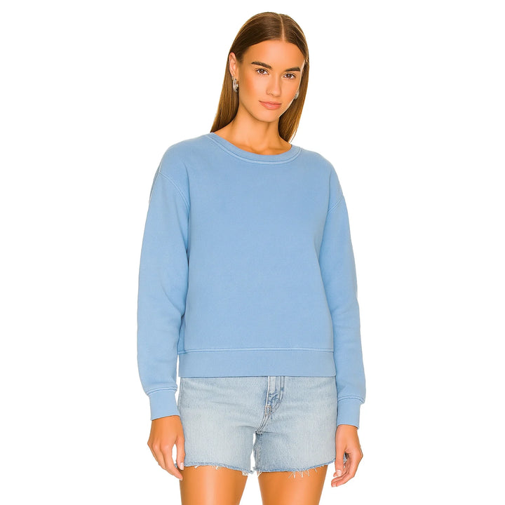 THE LAUNDRY ROOM Womens Essentials Crew Neck Sweater in Chambray Blue, WOMENS KNITS & SWEATERS, THE LAUNDRY ROOM, Elwood 101