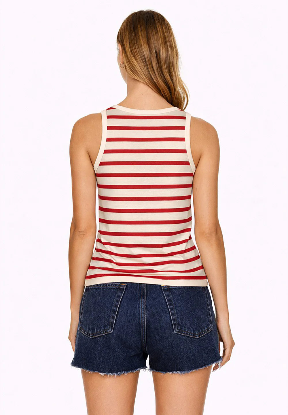 THE LAUNDRY ROOM Womens Saint Tropez Rib Tank in Multi