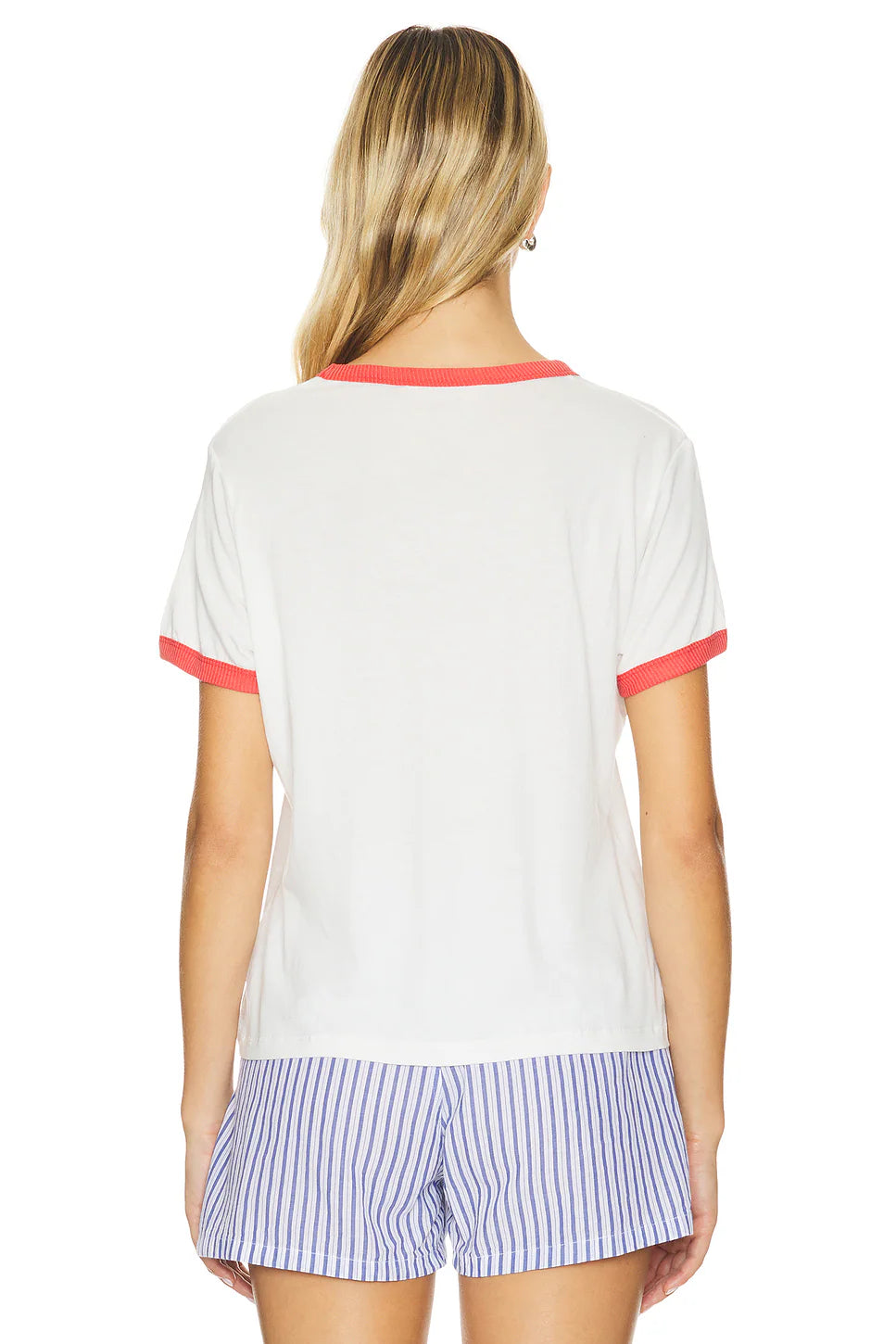 THE LAUNDRY ROOM Womens Saint Tropez Tee - White/Red, WOMENS TEES & TANKS, THE LAUNDRY ROOM, Elwood 101