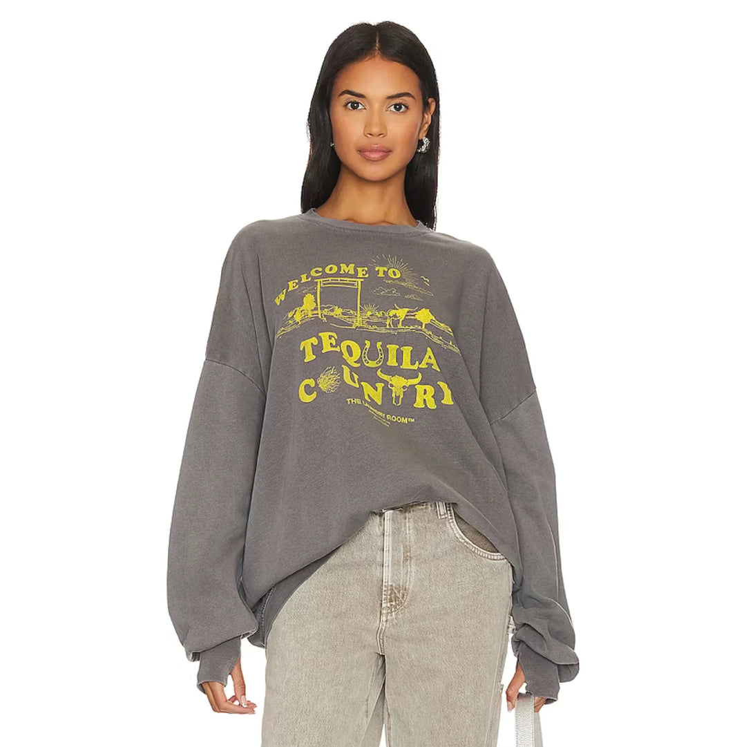 THE LAUNDRY ROOM Womens Tequila Country Jump Jumper - Gravity Grey, WOMENS KNITS & SWEATERS, THE LAUNDRY ROOM, Elwood 101