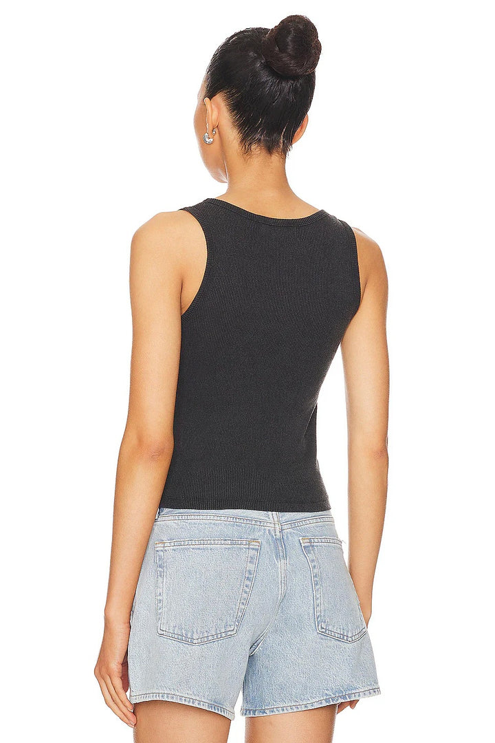 THE LAUNDRY ROOM Womens Tequila Country Rib Tank - Black Snow, WOMENS TEES & TANKS, THE LAUNDRY ROOM, Elwood 101